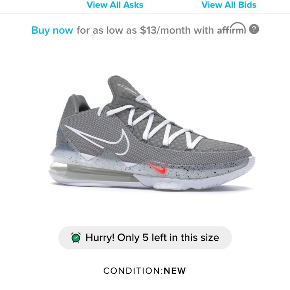Lebron 17 low
